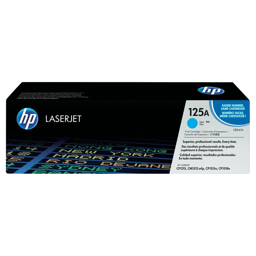 Bild von HP Toner 125A, CB541A, Cyan, 1400 Seiten 