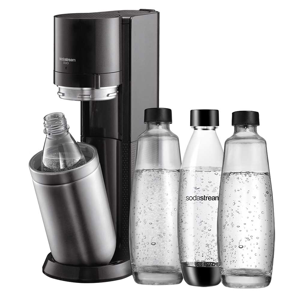 Bild von Sodastream Sprudelgerät Duo Black Megapack XL, Schwarz 
