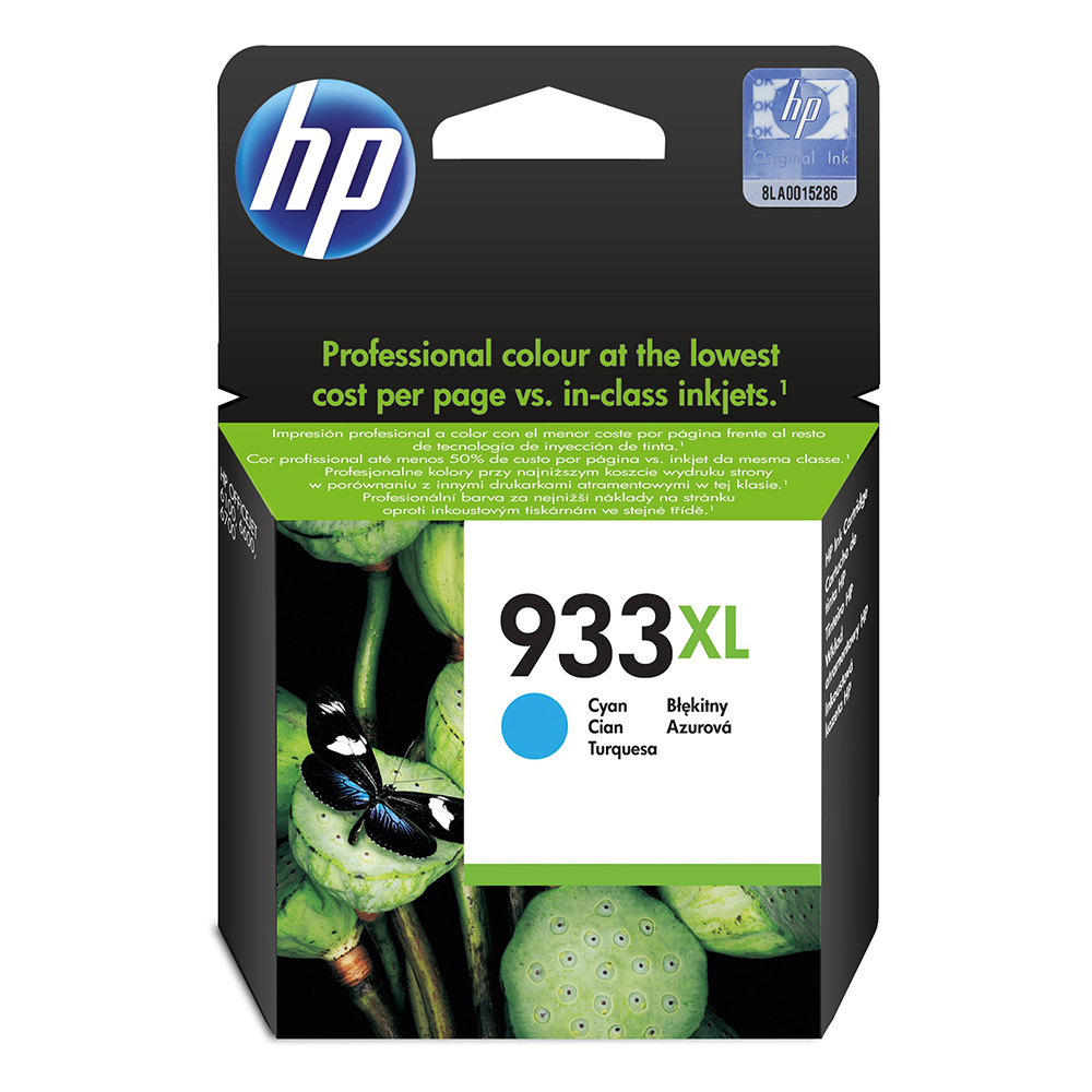 Picture of HP Tintenpatrone 933XL cyan, 825 Seiten