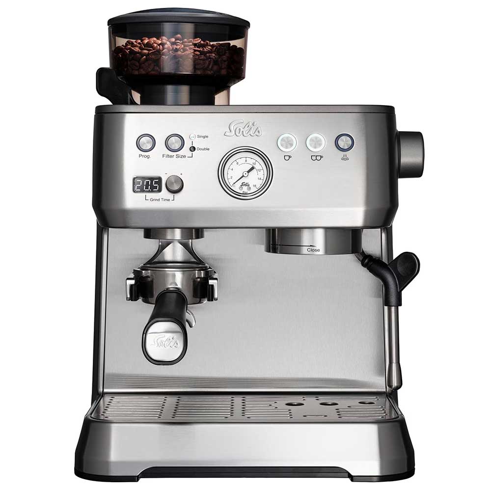 Bild von Solis Kolbenmaschine Grind & Infuse Perfetta silber