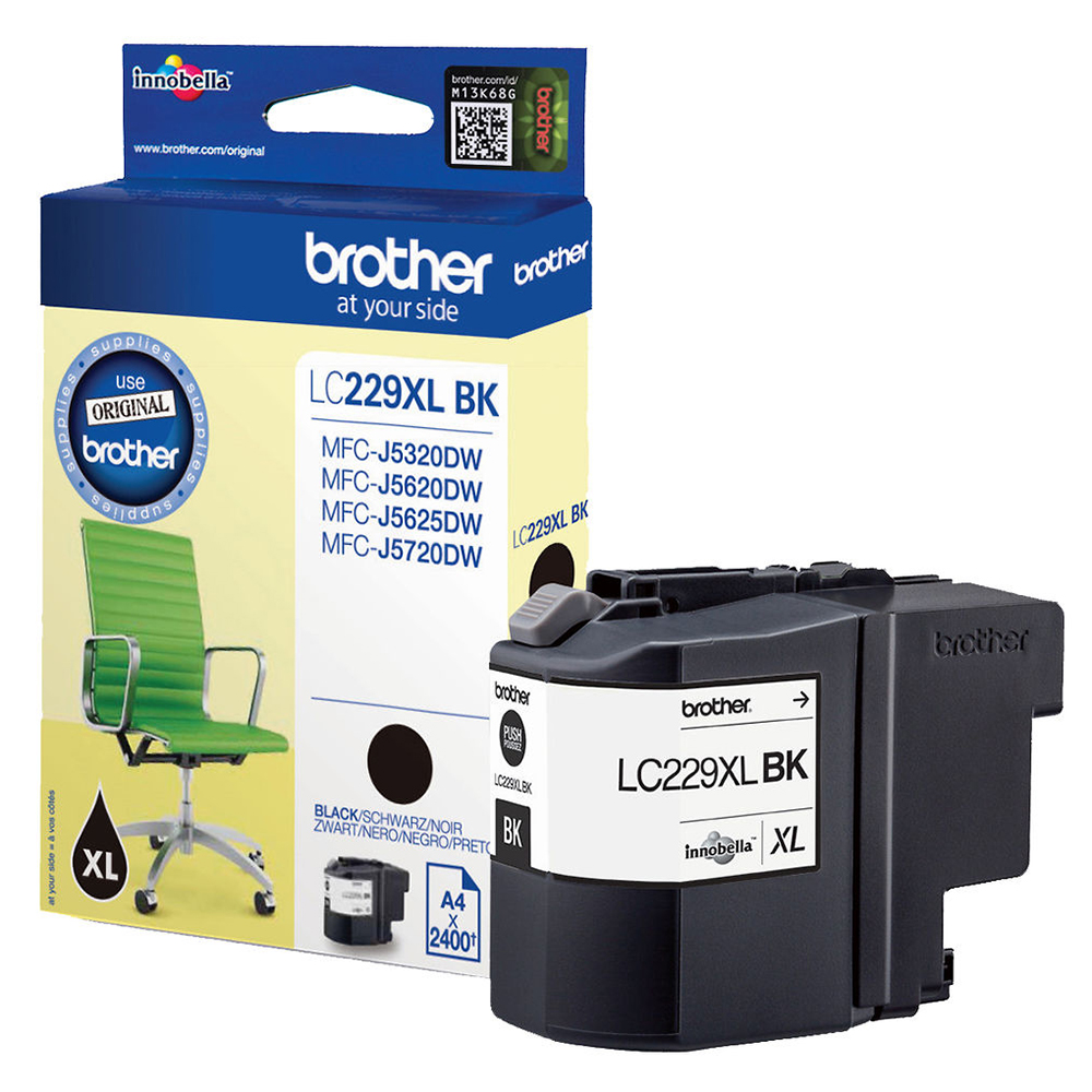 Picture of Brother XXL-Tintenpatrone LC-229XLBK schwarz, 2400 Seiten