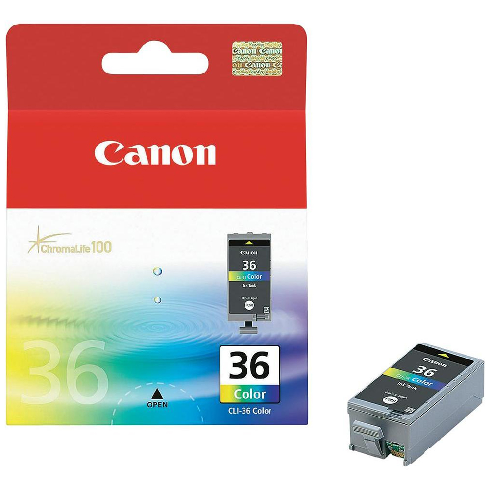 Bild von Canon Tintenpatrone CLI-36 farbig, 250 Seiten