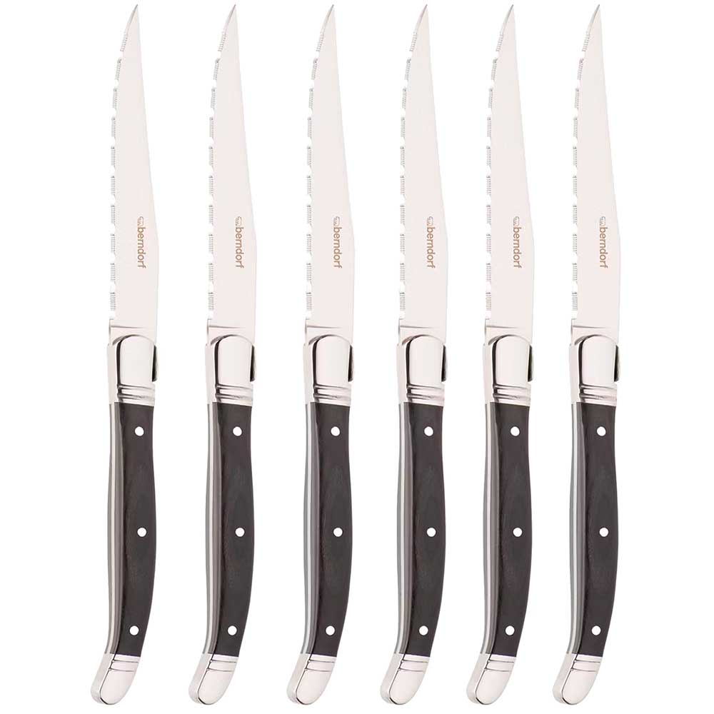 Picture of Berndorf Steakmesser Set Pakka 6-teilig schwarz