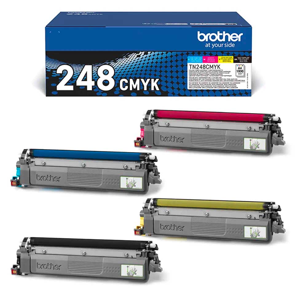 Bild von Brother Toner TN-248 BK, C, M, Y