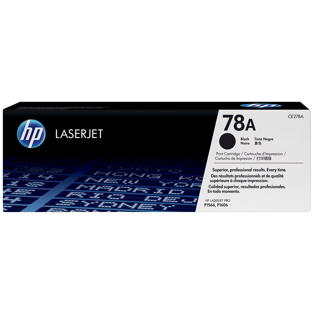 Bild von HP Toner 78A, CE278A, Schwarz, 2100 Seiten