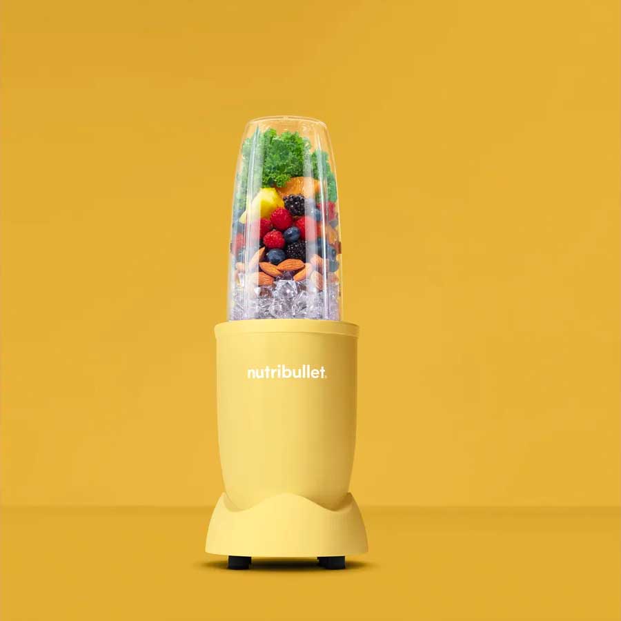 Bild von Nutribullet Standmixer 900W, matt-gelb, 5-teilig