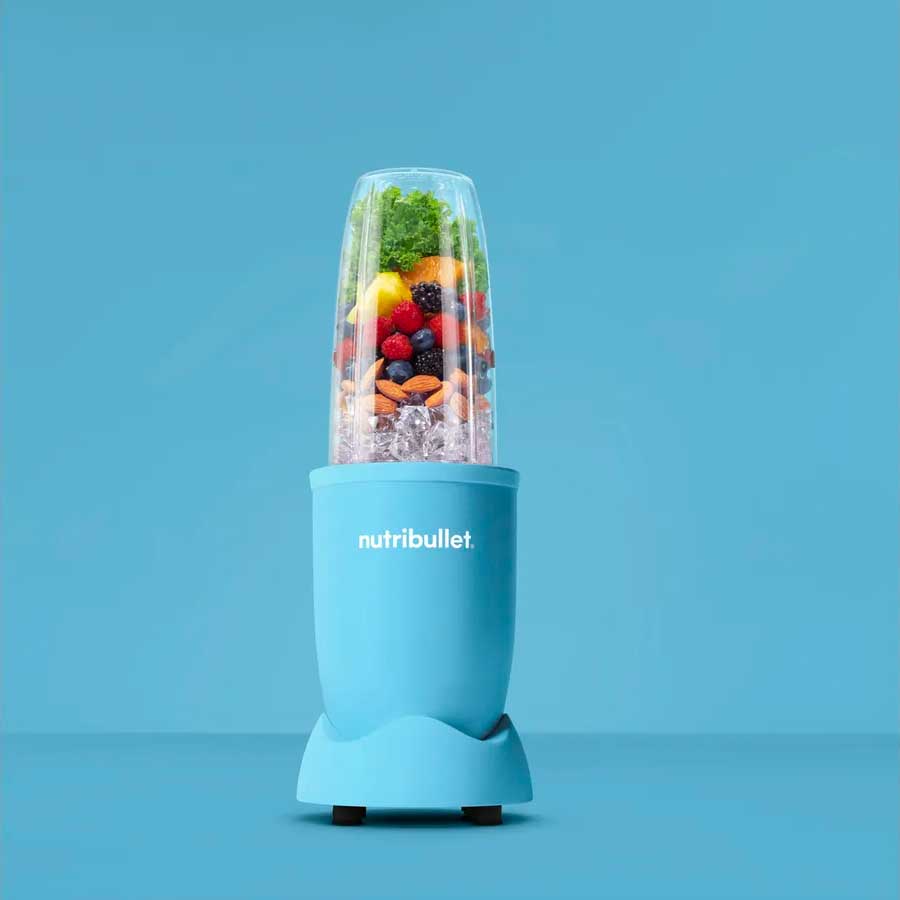 Bild von Nutribullet Standmixer 900W, matt-blau, 5-teilig