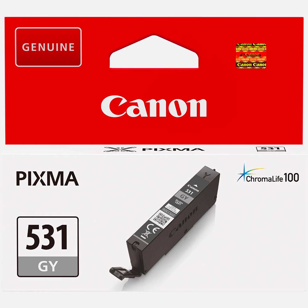 Bild von Canon Tintenpatrone CLI-531GY, grey