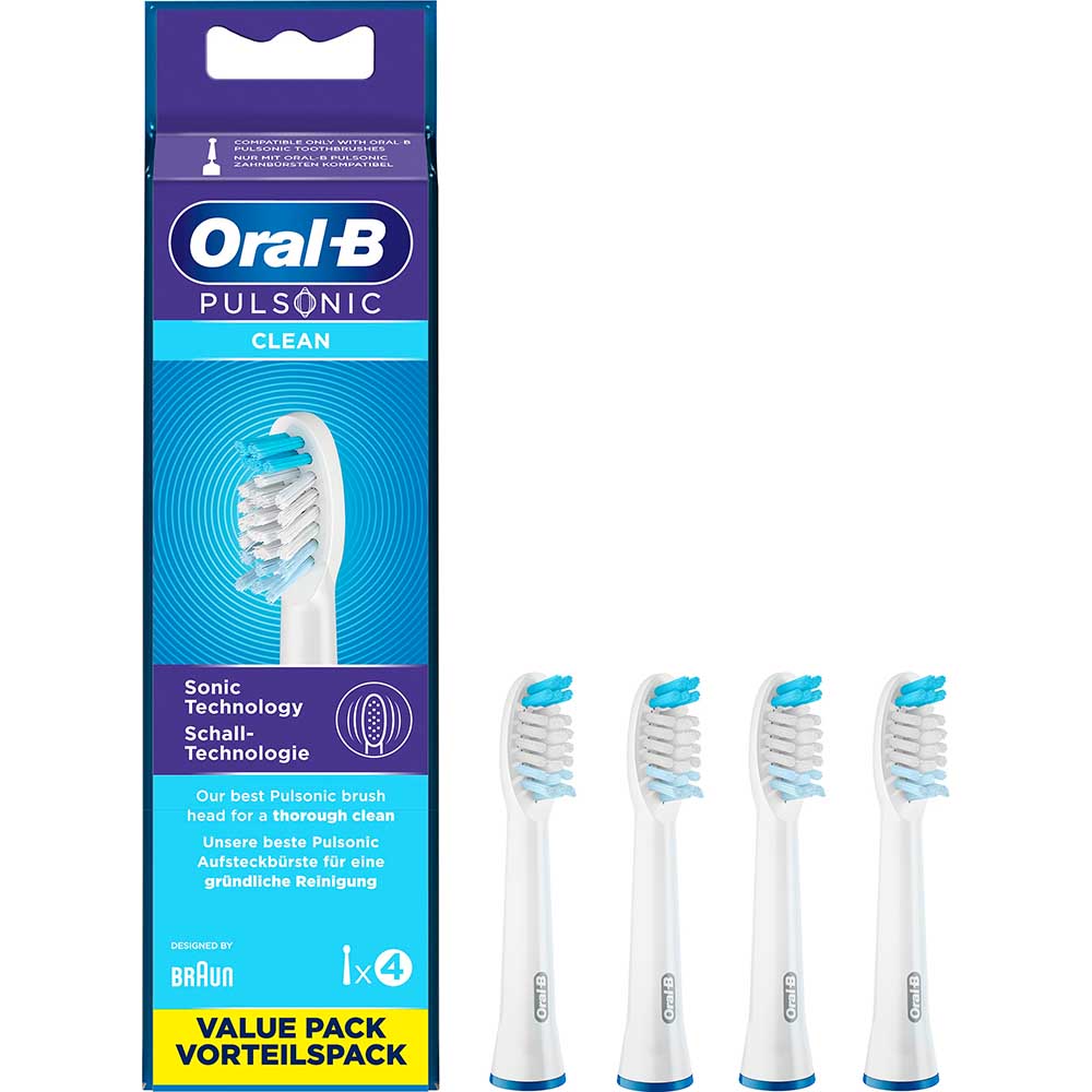 Picture of Oral-B Ersatz-Aufsteckbürsten Pulsonic 4er-Packung