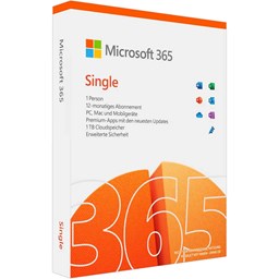 Bild von Microsoft 365 Single, 1 User, Deutsch