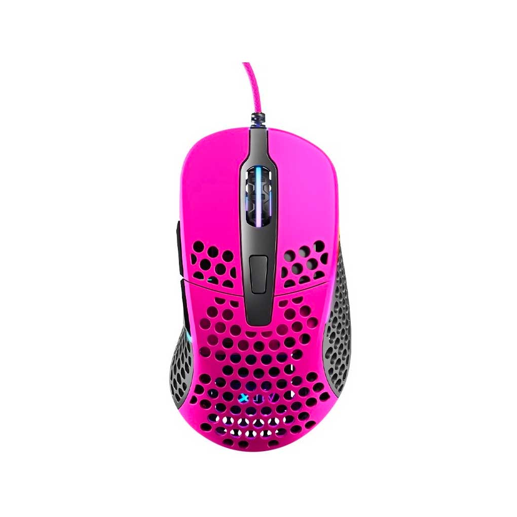 Picture of Xtrfy M4 RGB Ultra Light Gaming Mouse, pink