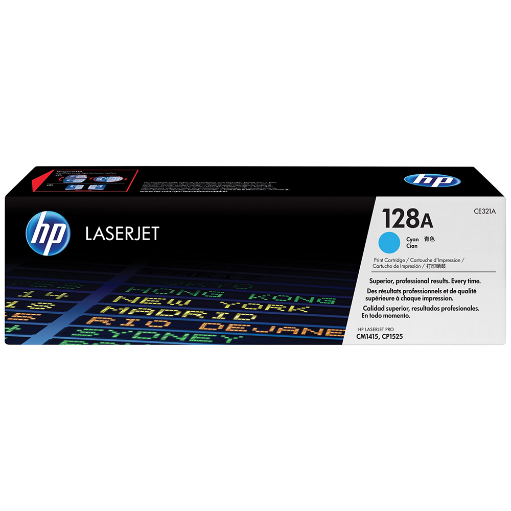 Bild von HP Toner 128A, CE321A, Cyan, 1300 Seiten