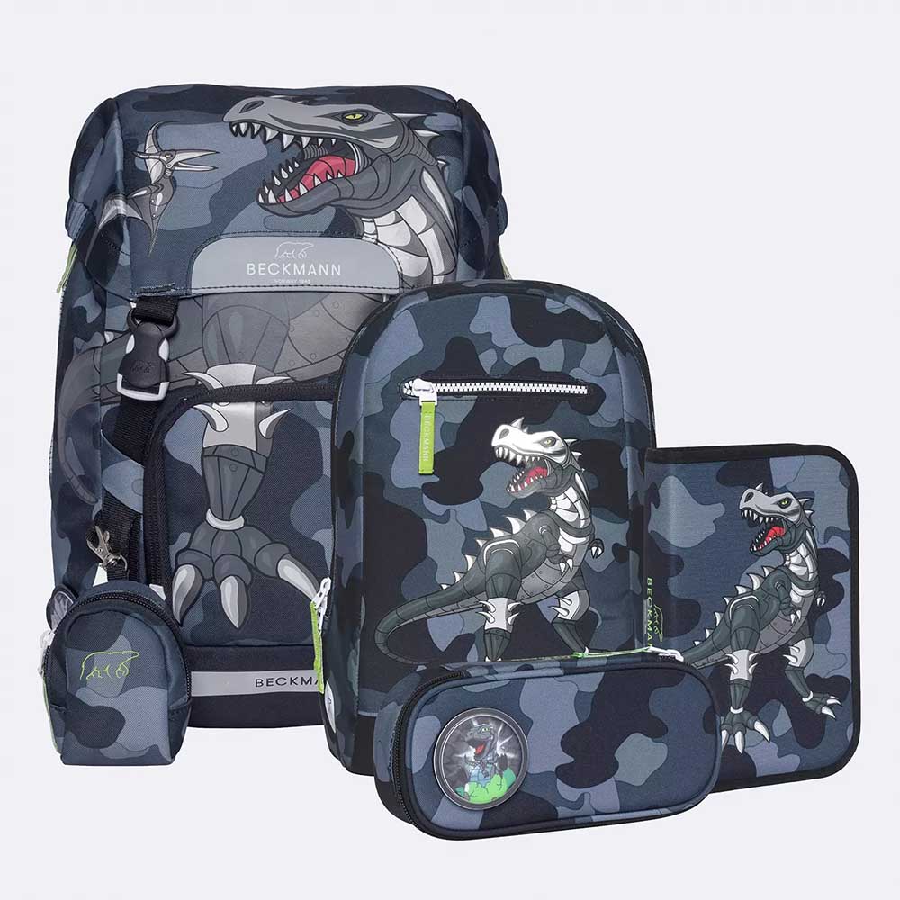 Picture of Beckmann Schulrucksack Classic Camo Rex Set 6-teilig