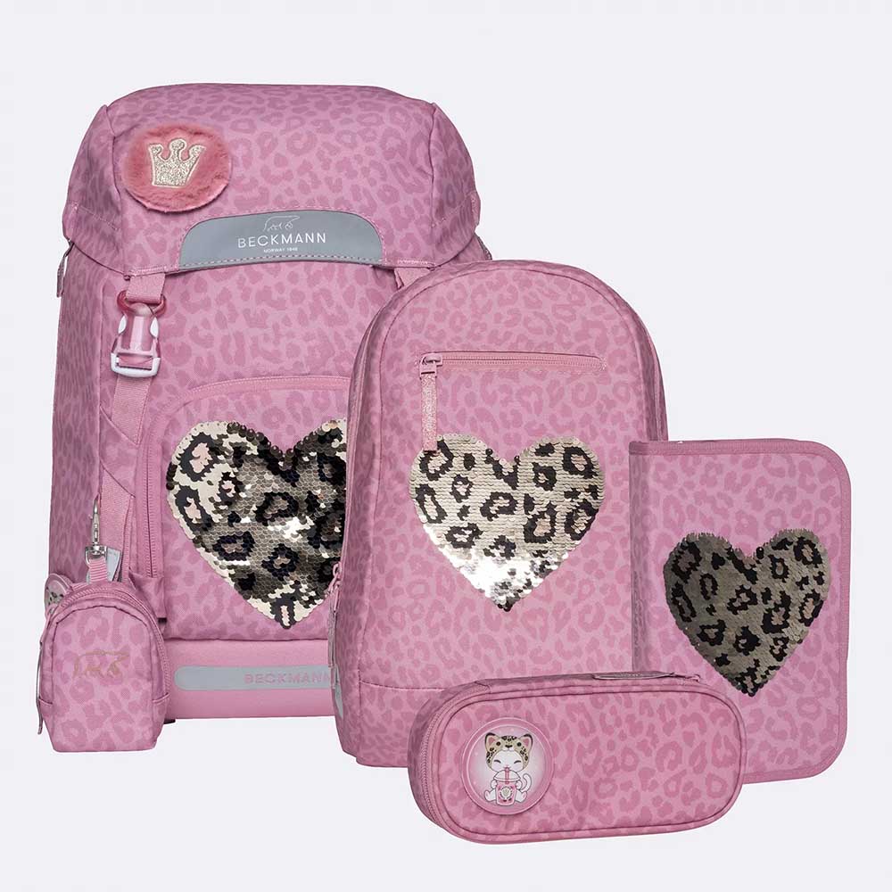 Bild von Beckmann Schulrucksack Classic Furry Set 6-teilig