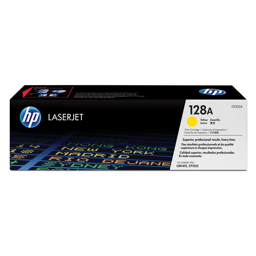 Bild von HP Toner 128A, CE322A, Gelb, 1300 Seiten