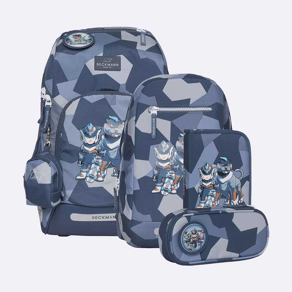 Bild von Beckmann Schulrucksack Active Air FLX  Tiger Race Set 6-teilig