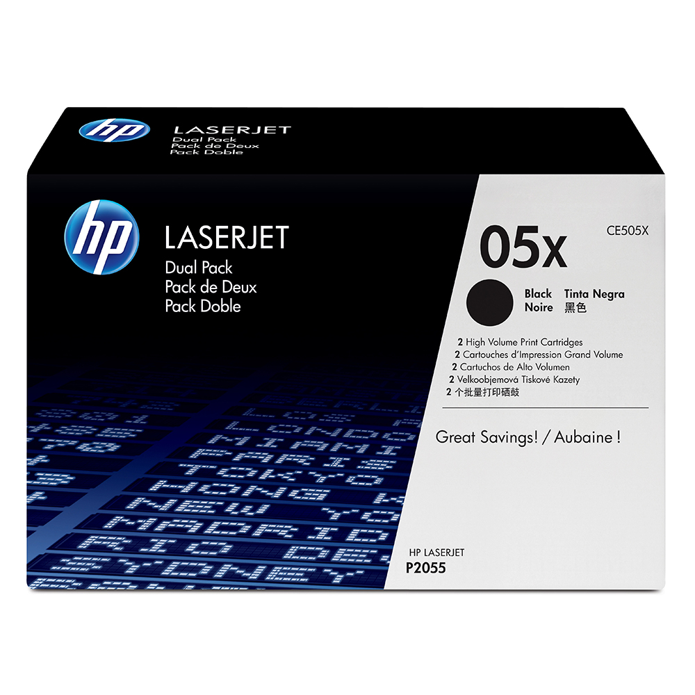 Picture of HP Toner 05X, CE505X, Schwarz, 6500 Seiten 