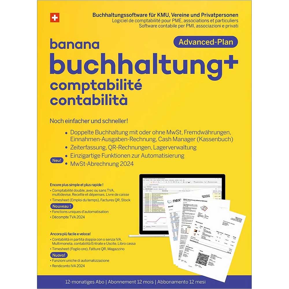 Bild von Banana Buchhaltung Plus Advanced Plan