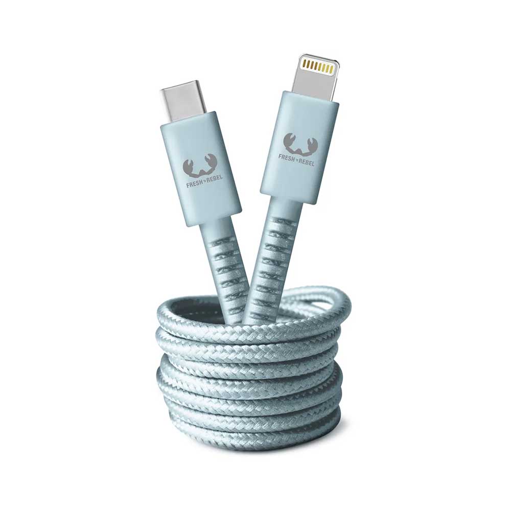 Picture of Fresh'N Rebel USB C-Lightning 2m Dusky Blue