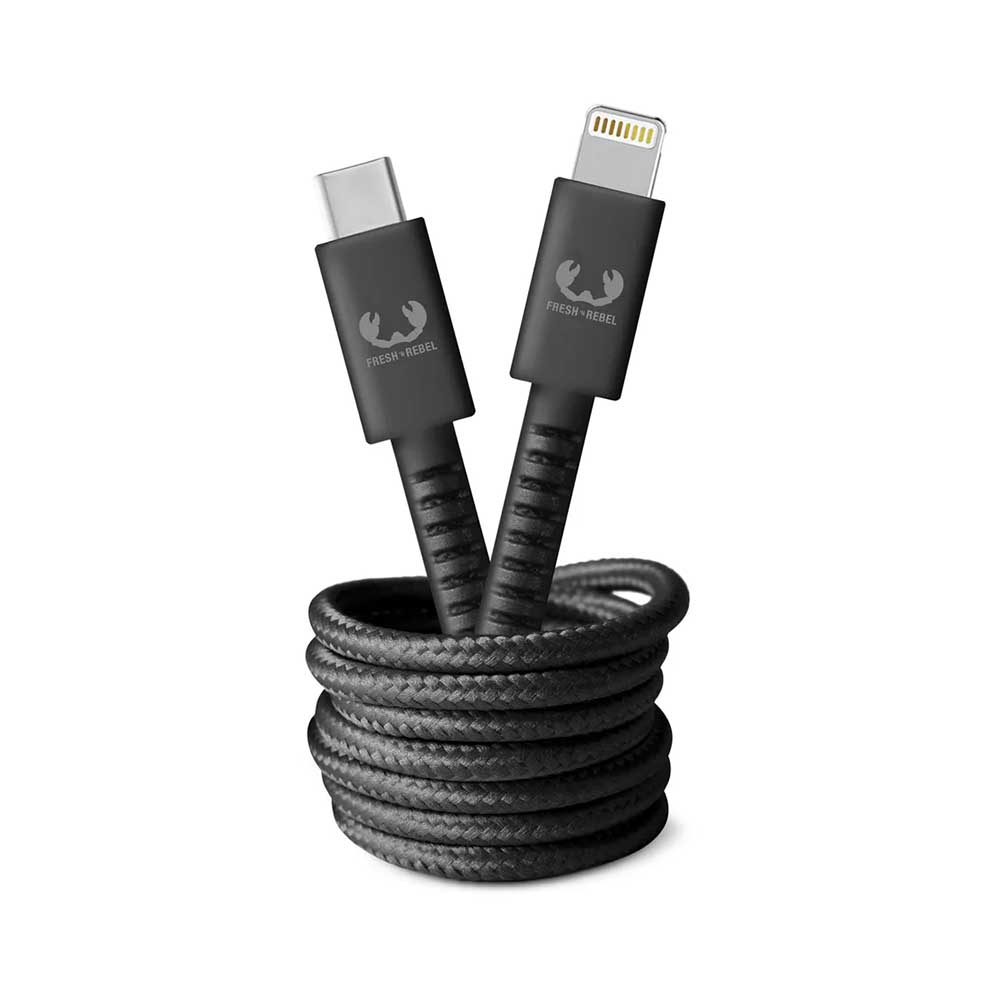 Bild von Fresh'N Rebel USB C-Lightning 2m Storm Grey