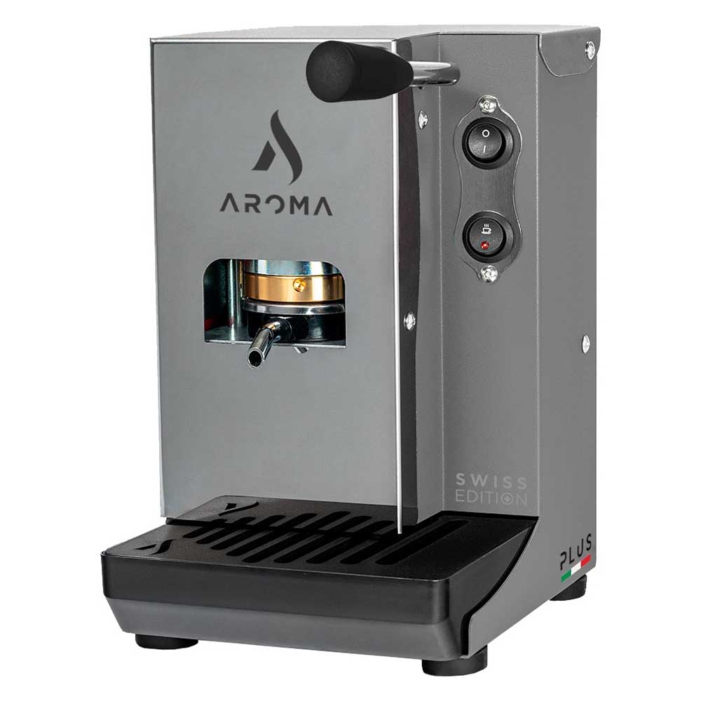 Bild von Aroma ESE-Pad-Maschine Plus Basic Swiss Edition Grau