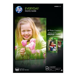 Bild von HP Fotopapier Everyday Q2510A, 210 x 297mm, 100 Blatt