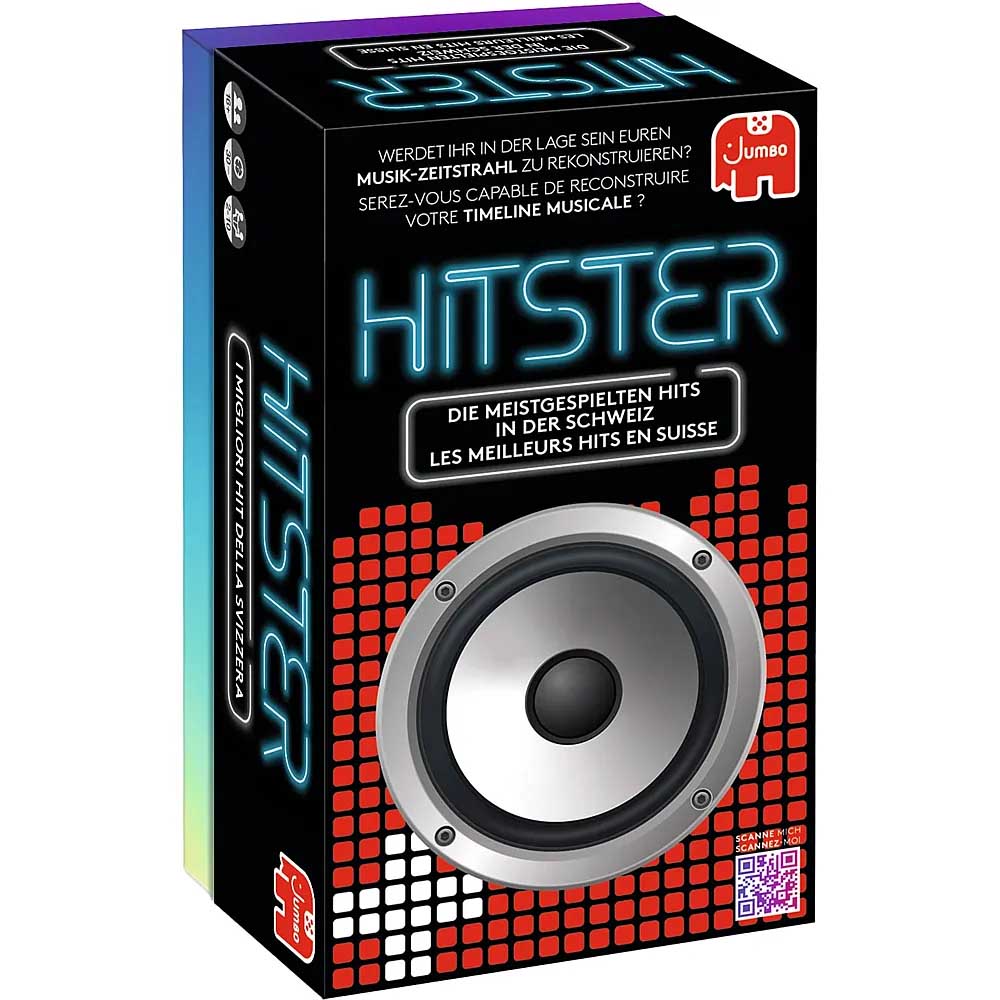 Bild von Jumbo Gesellschaftsspiel Hitster CH-Version