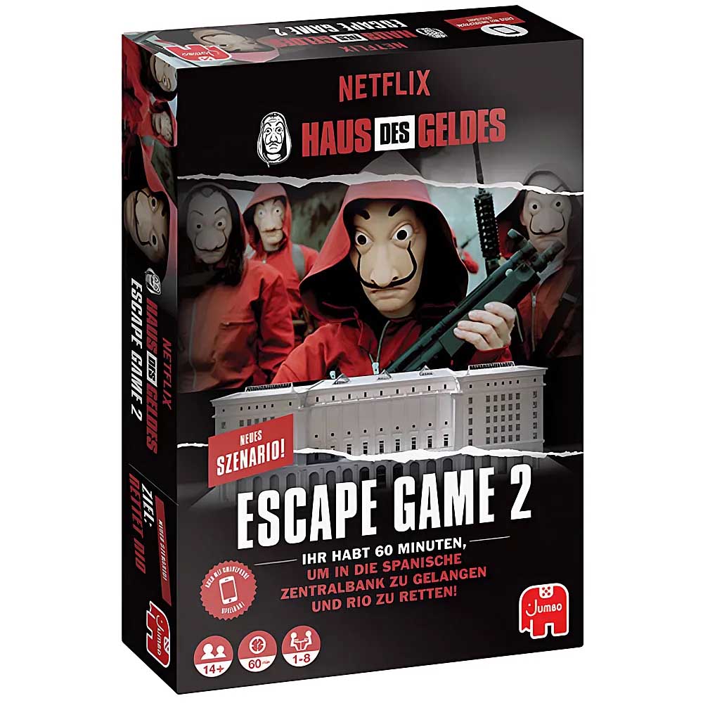 Bild von Jumbo Gesellschaftsspiel Haus des Geldes – Escape Game 2