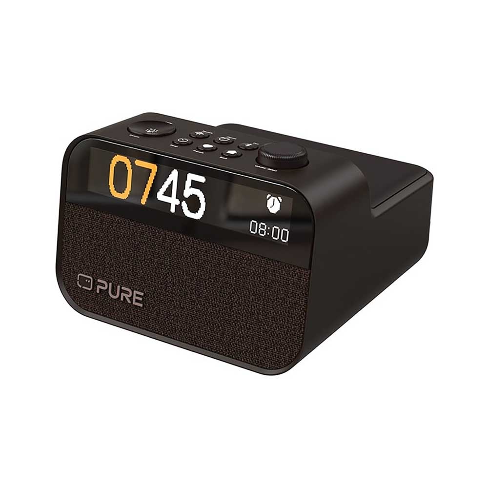 Bild von Pure Radiowecker Moment - coffee black