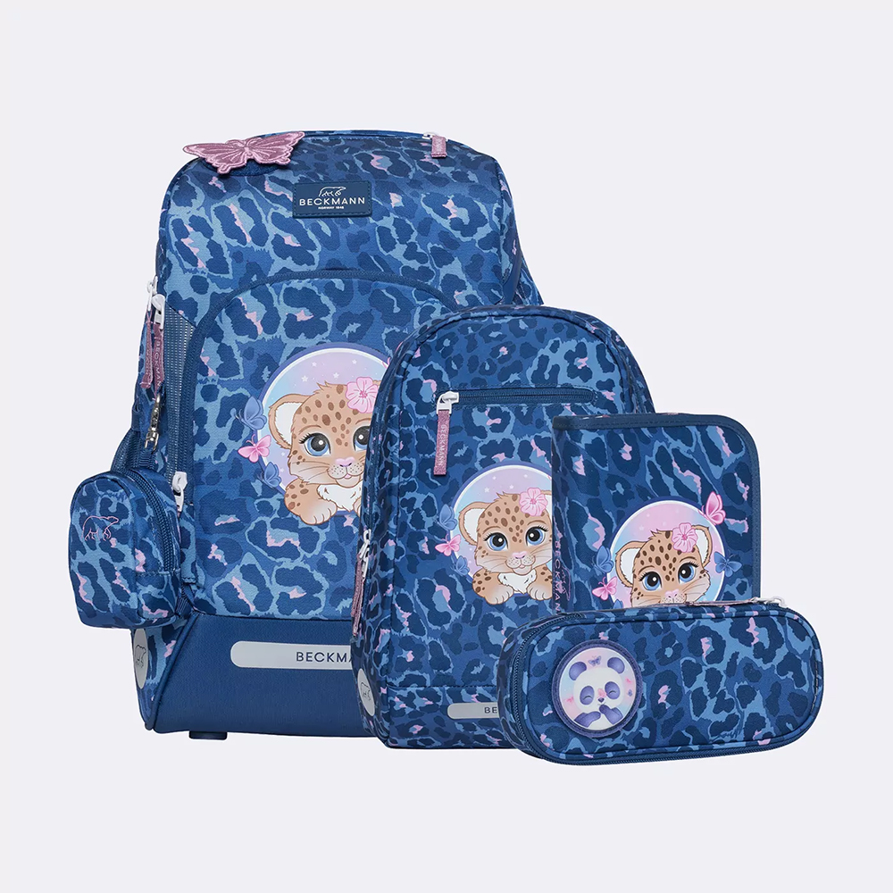 Bild von Beckmann Schulrucksack Active Air FLX Cheeta Set 6-teilig