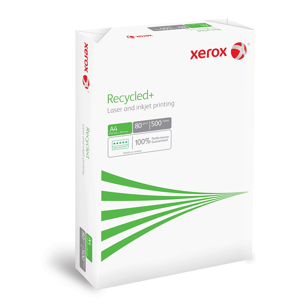 Bild von Xerox Recycled+100% A4, 80g/m2, 500 Blatt