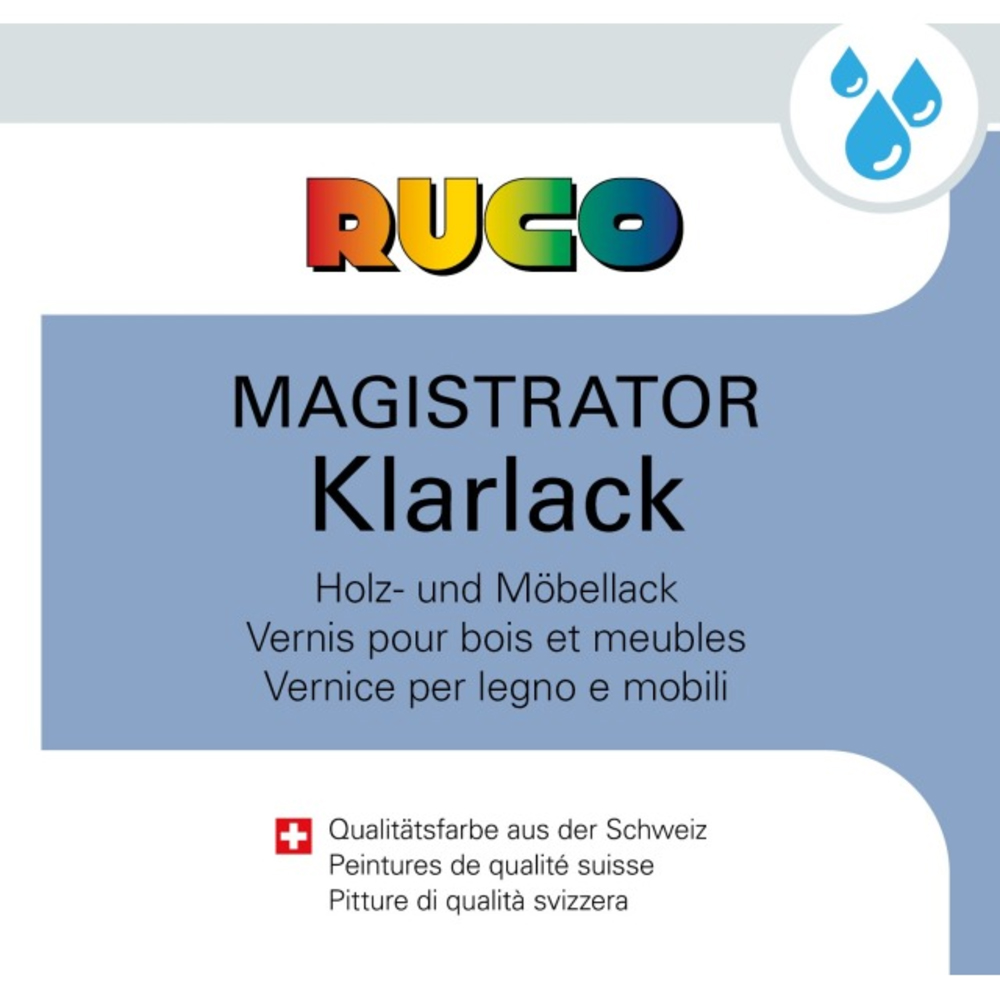 Bild von Ruco Aquafinish Holz- und Möbellack matt 375ml