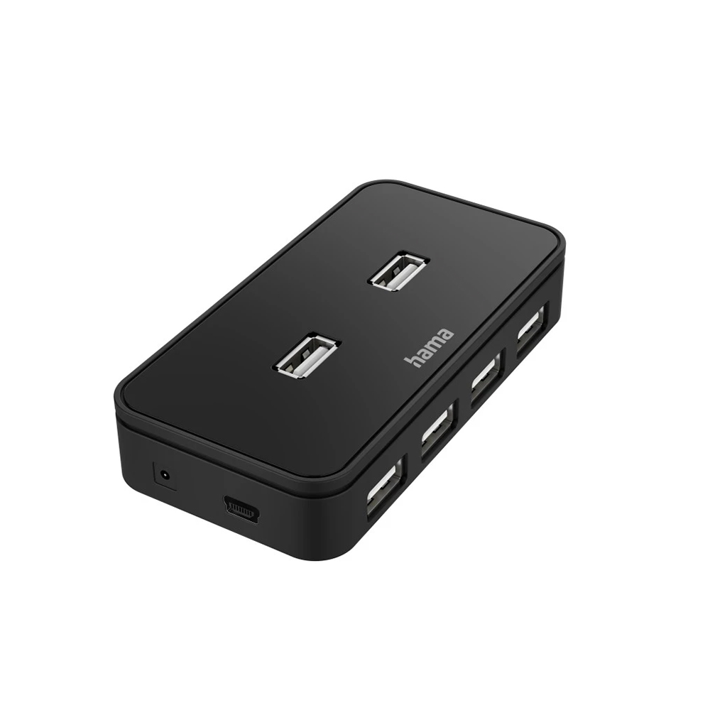 Bild von Hama USB-Hub, 7 Ports, USB 2.0, aktiv