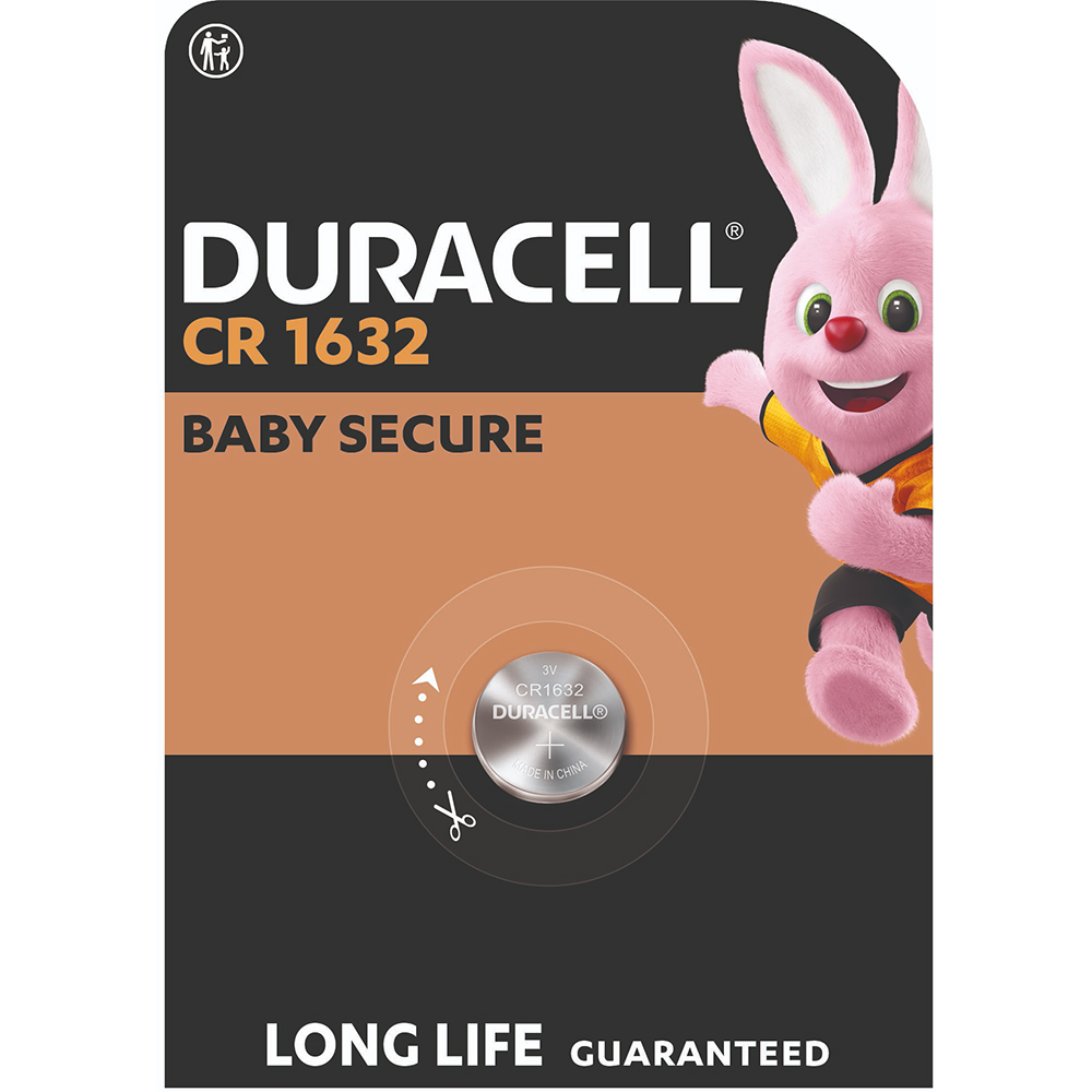Bild von Duracell Knopfzellenbatterie CR1632