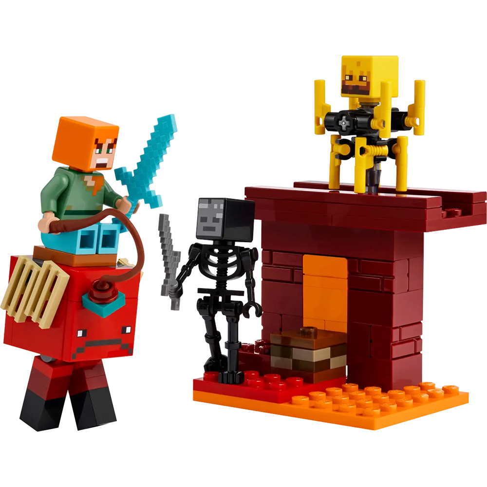 Bild von Lego Minecraft 21266 Das Lava-Duell im Nether
