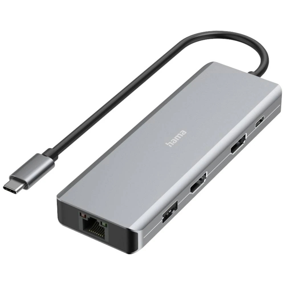 Bild von Hama USB-C-Hub CONNECT2Media, 2x HDMI, LAN
