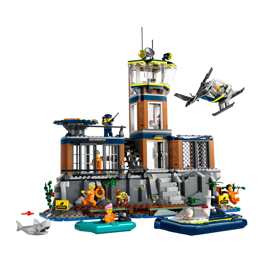 Bild von Lego City 60419 Polizeistation auf der Gefängnisinsel