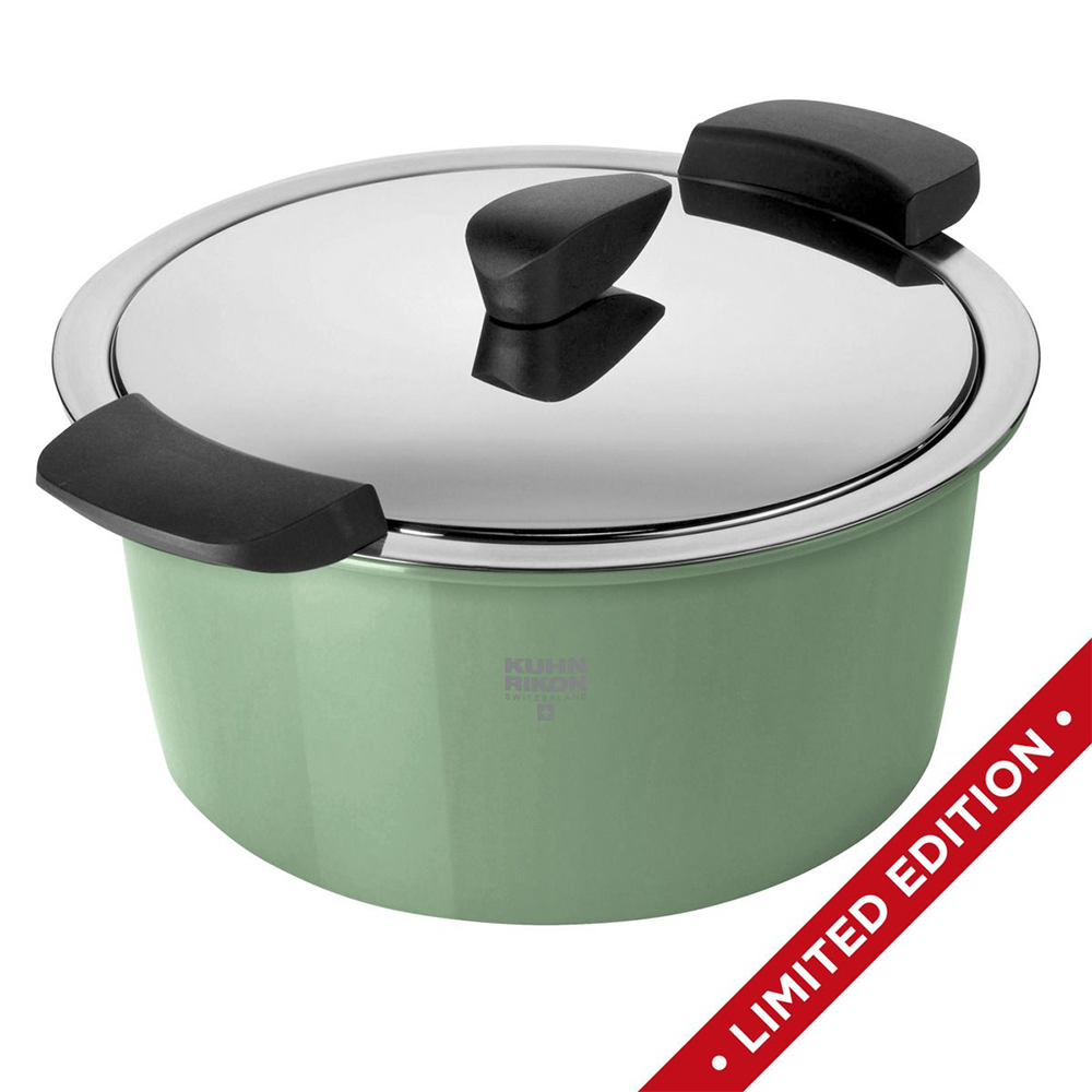 Bild von Kuhn Rikon Hotpan Servierkasserolle 3 L / 22 cm ocean green