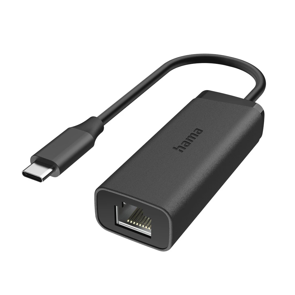 Bild von Hama Netzwerk-Adapter, USB-C - LAN, 2.5 Gigabit