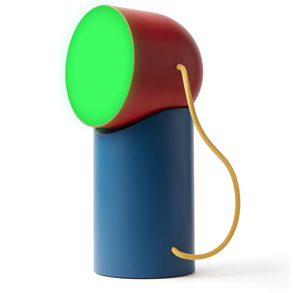 Bild von Lexon Tischlampe Orbe Dunkelblau-Rot