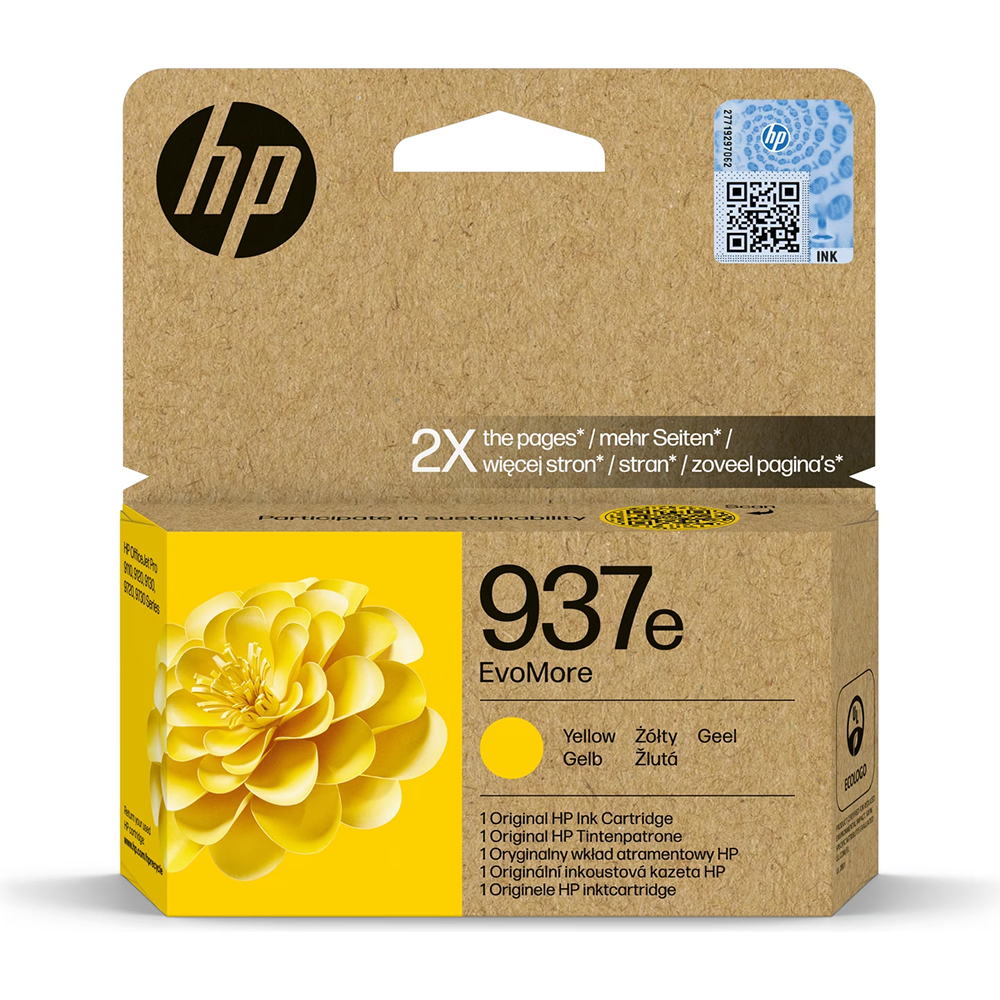 Picture of HP Tintenpatrone 937e yellow