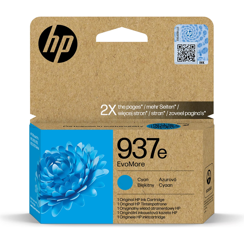 Picture of HP Tintenpatrone 937e cyan