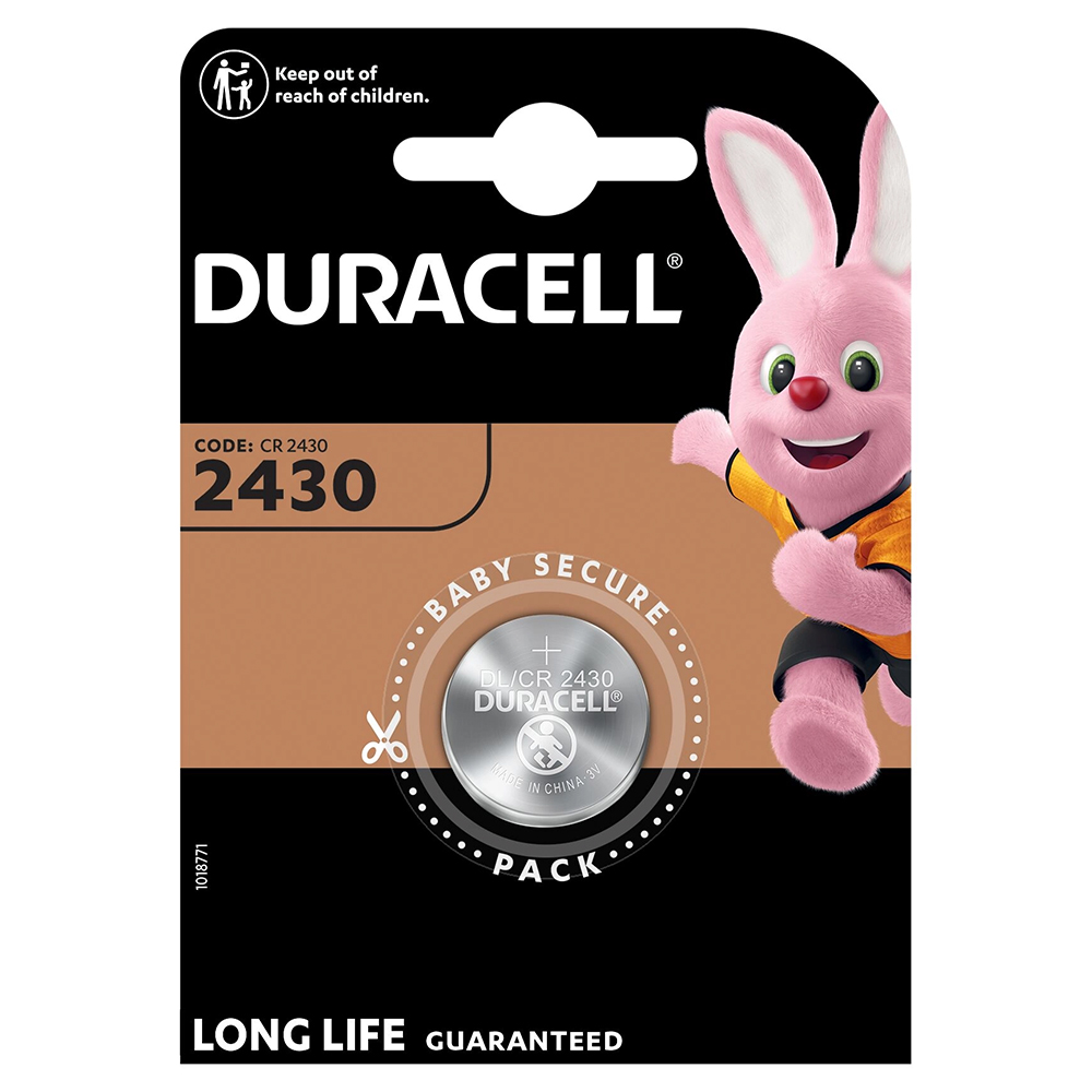 Bild von Duracell Knopfzellenbatterie 2430