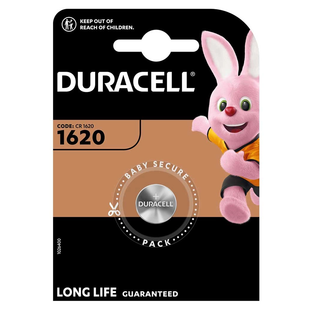 Bild von Duracell Knopfzellenbatterie 1620