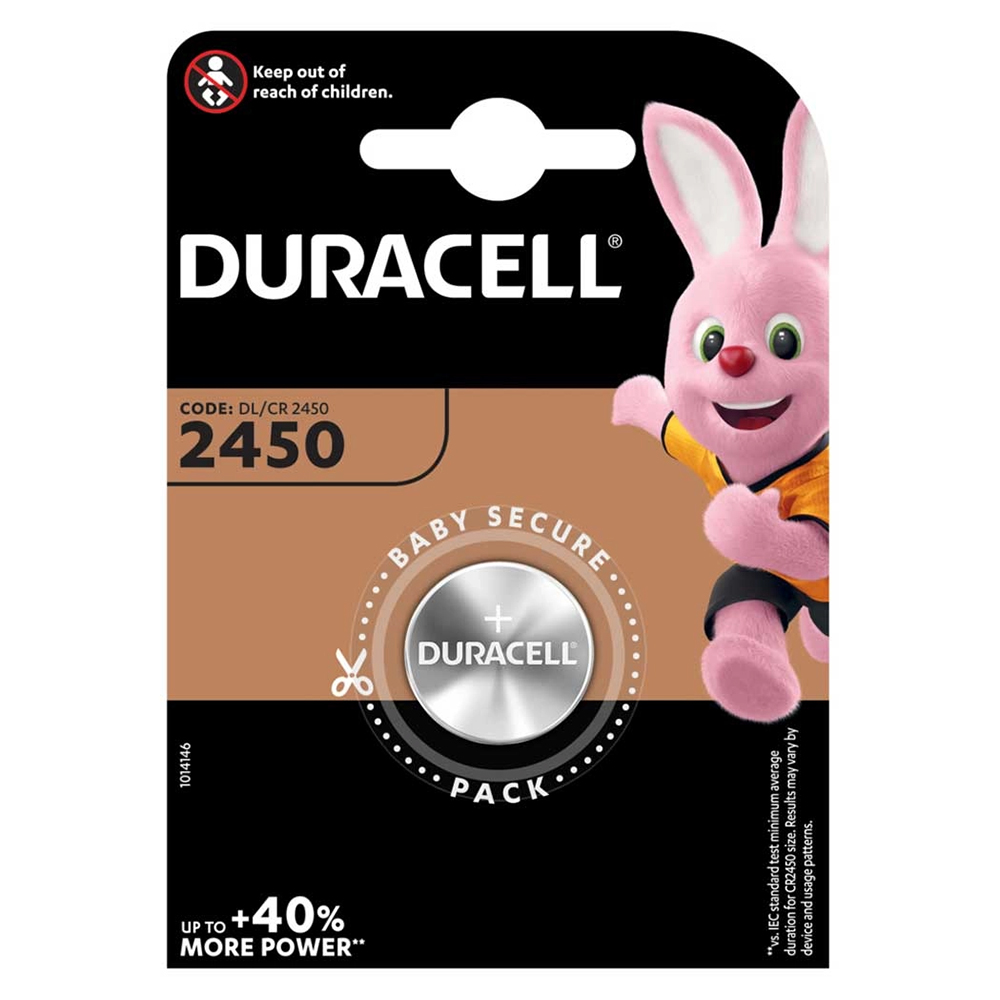 Bild von Duracell Knopfzellenbatterie 2450