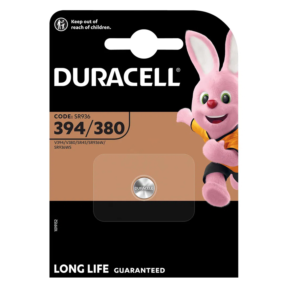 Bild von Duracell Knopfzellenbatterie 394/380