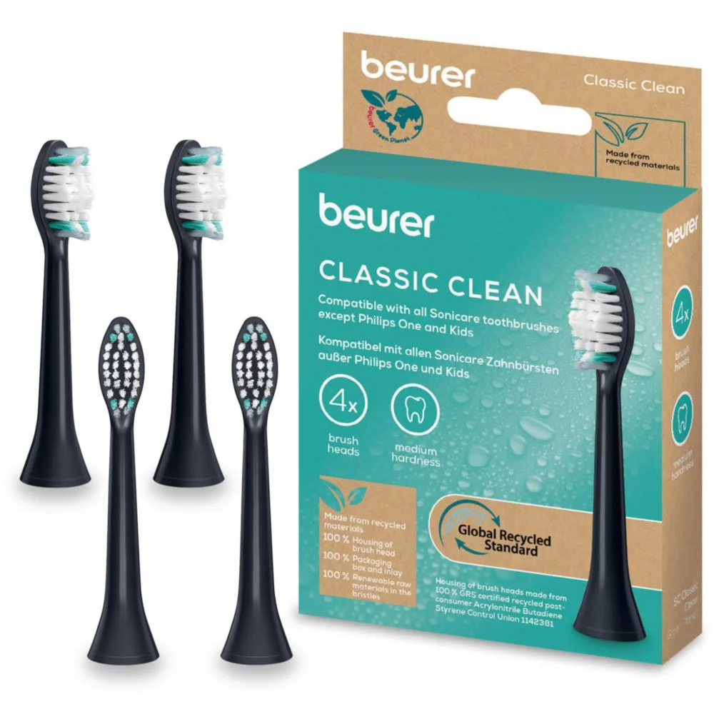 Bild von Beurer Ersatz-Aufsteckbürsten SC Classic Clean 4er-Packung