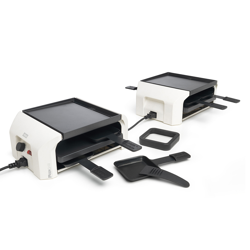 Bild von Stöckli Raclette-/Pizzagrill PizzaGrill four4 Set, weiss