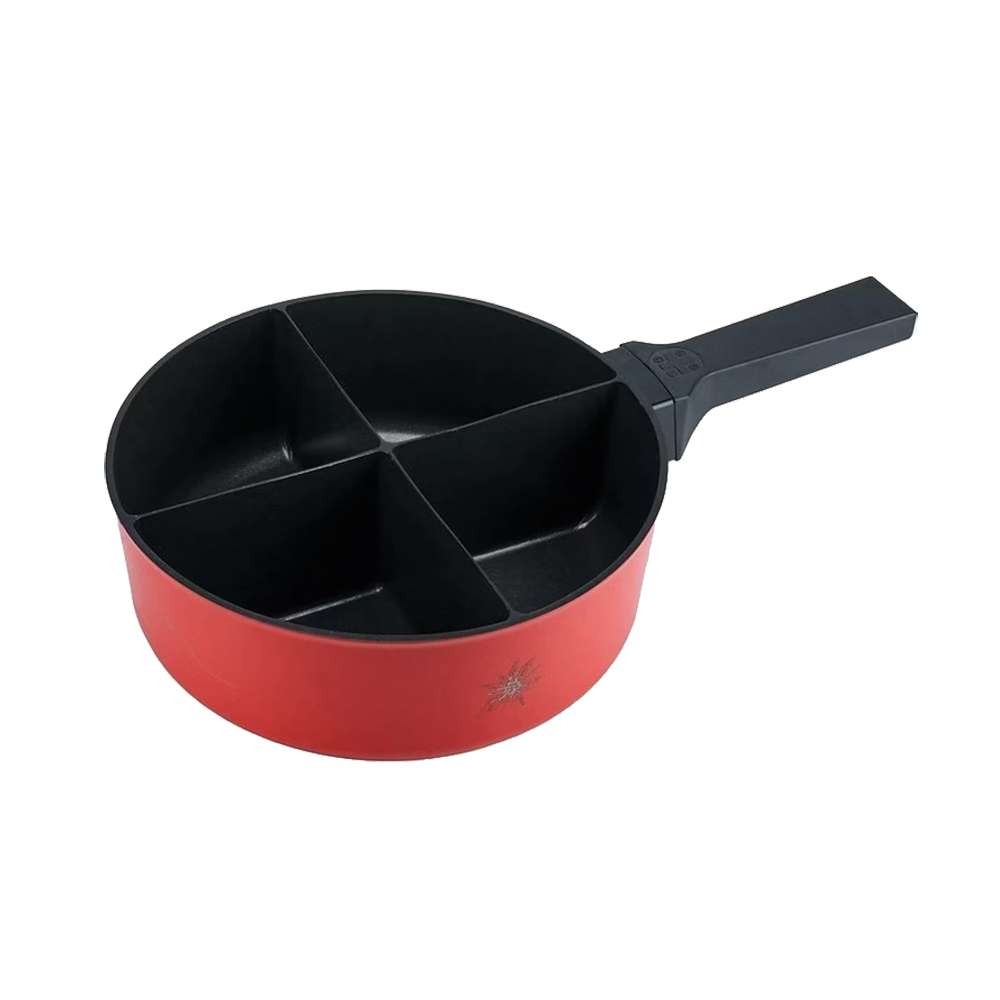 Bild von 4Fondue Fonduecaquelon rot 25cm  
