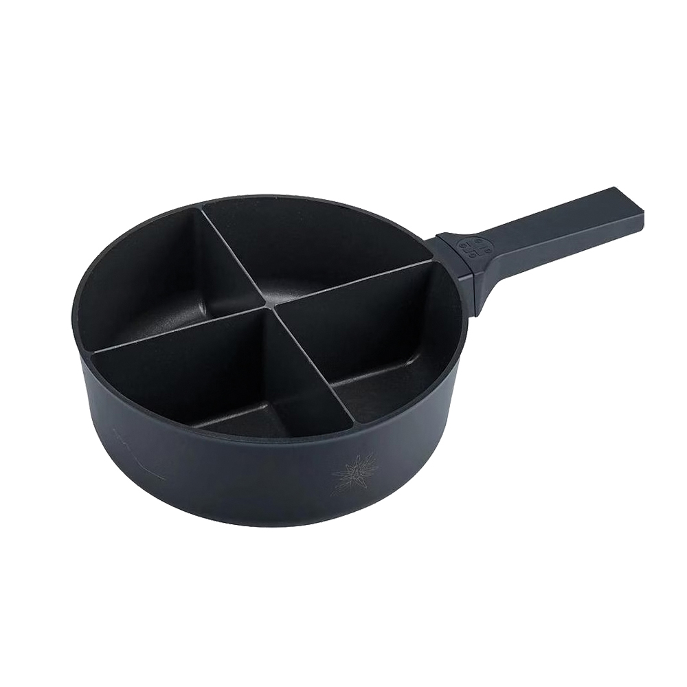 Bild von 4Fondue Fonduecaquelon schwarz 25cm  